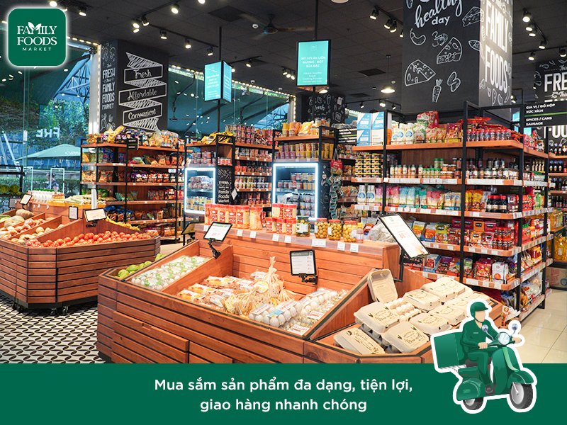Family Foods Market - Siêu thị đưa đón, giao hàng tận nhà duy nhất tại Hà Nội 