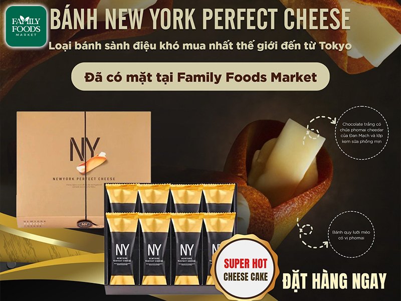 New York Perfect Cheese - Loại bánh sành điệu khó mua nhất thế giới đến từ Tokyo